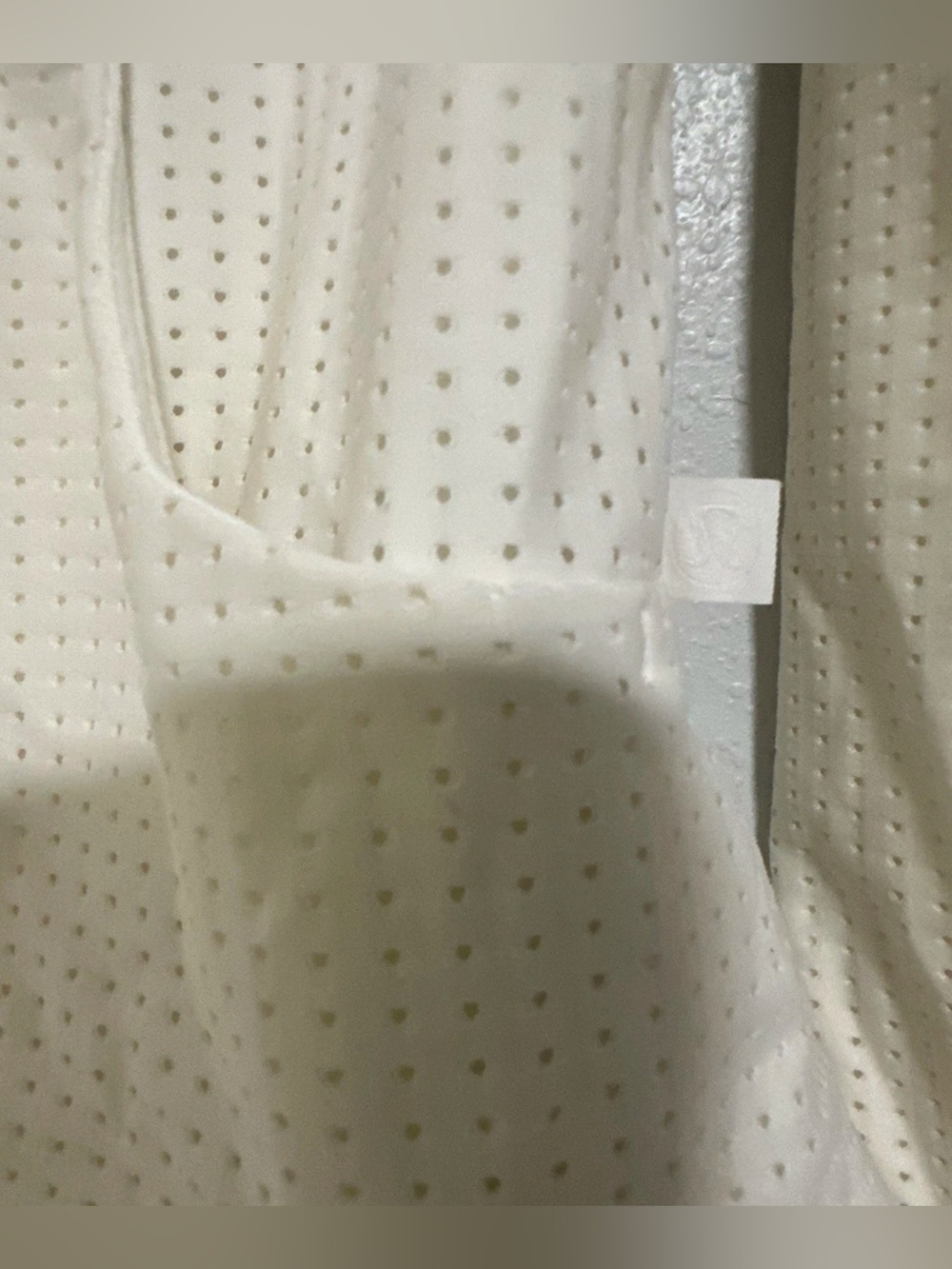 Lululemon White Athletica Full Zip Jacket Womens Long Sleeve Mock Neck sz 4 - Picture 9 of 9